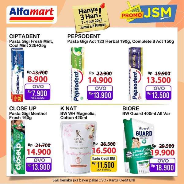 Katalog Promo JSM Alfamart Terbaru 7-9 Juli 2023