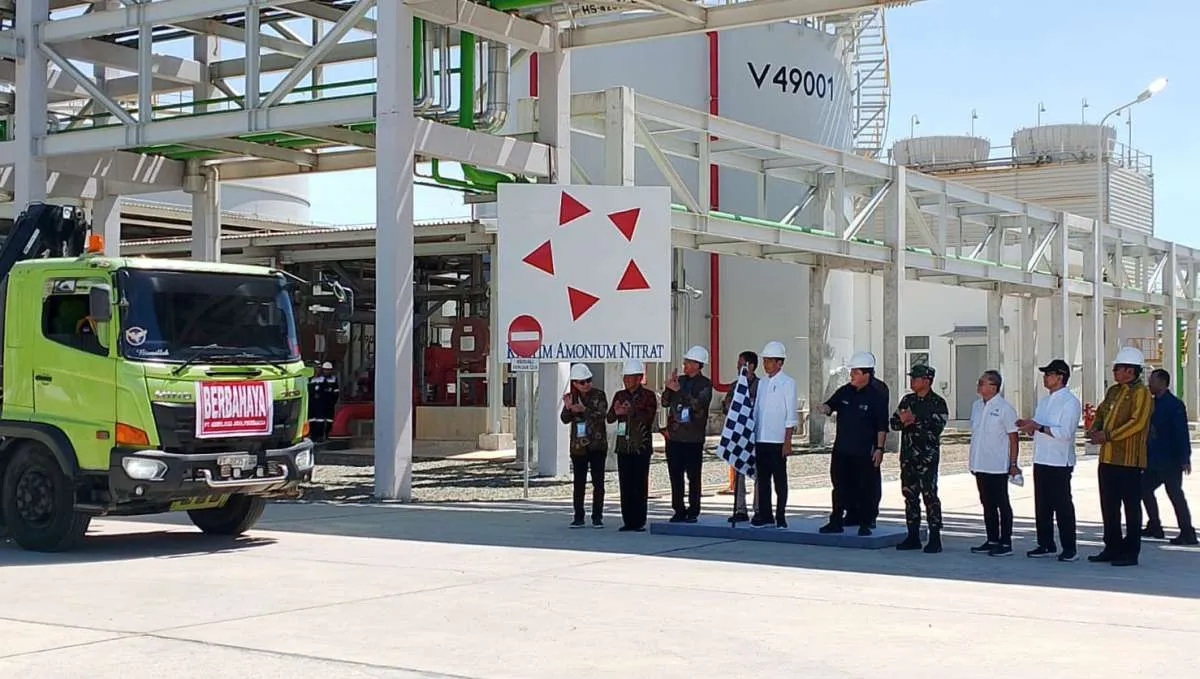 Kaltim Amonium Nitrat Lakukan Pengiriman Perdana Bahan Peledak Tambang