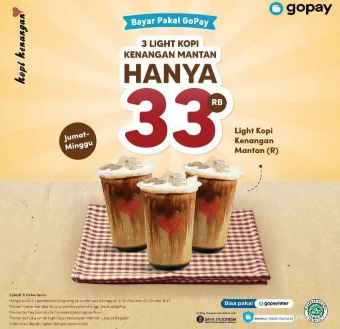 Promo Kopi Kenangan Spesial Akhir Bulan Mei 2022