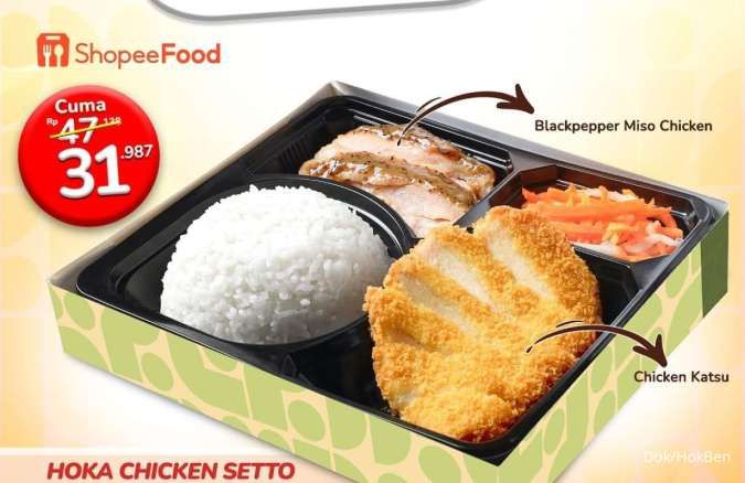 Promo HokBen dan ShopeeFood November 2025, Hoka Setto Lebih Murah