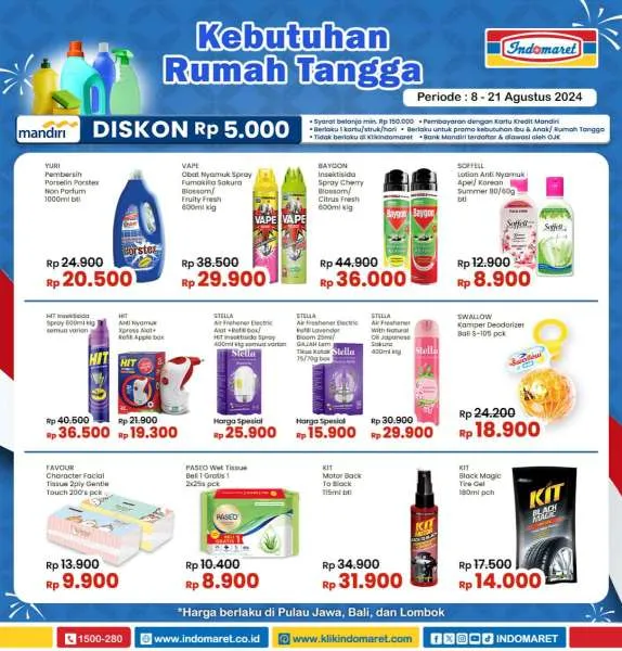Promo Indomaret Super Hemat Periode 8-21 Agustus 2024