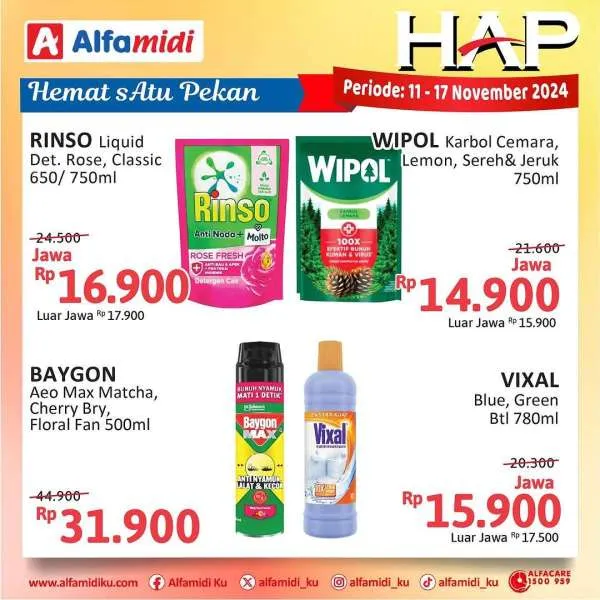 Promo Alfamidi Hemat Satu Pekan Periode 11-17 November 2024