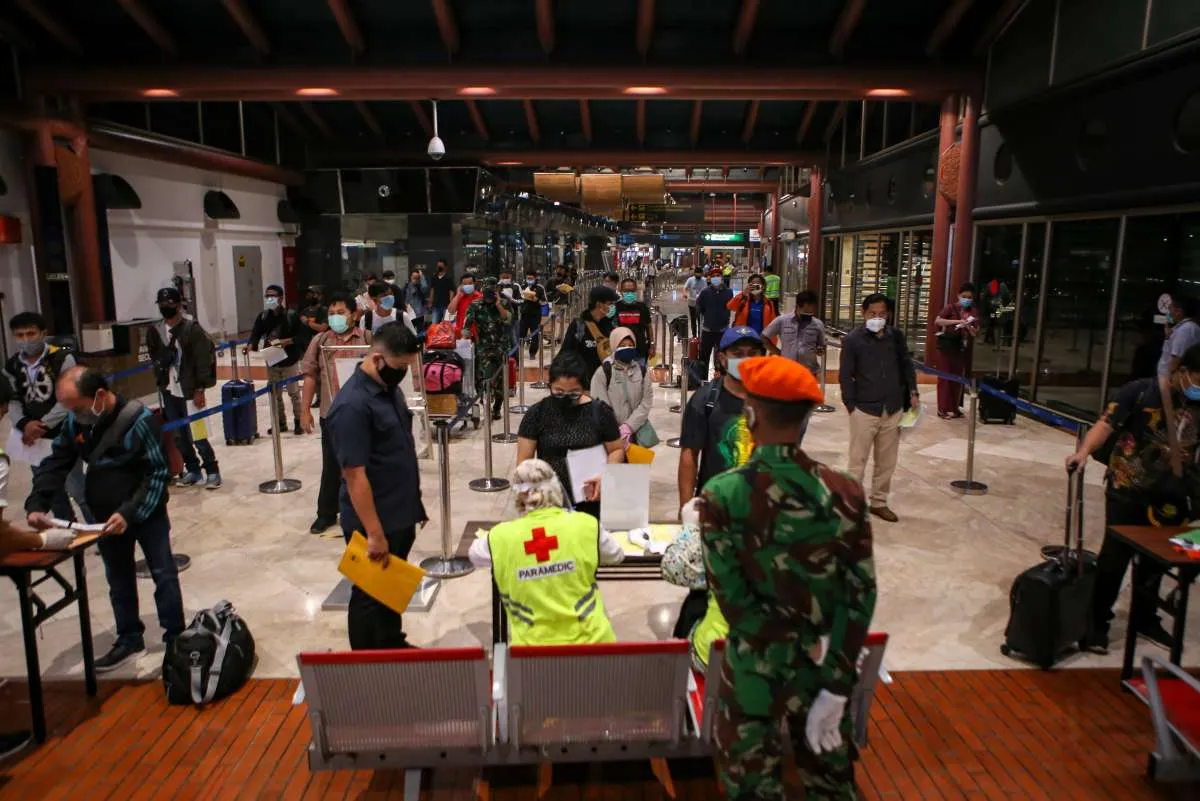 Ini dua check point yang harus dilalui penumpang saat di bandara Soekarno Hatta