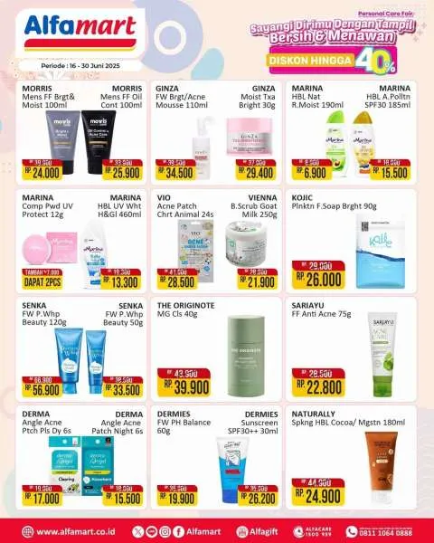 Promo Alfamart Personal Care Fair Periode 16-30 Juni 2025