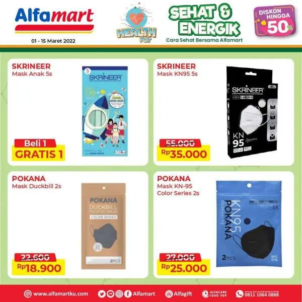 Promo Alfamart Sehat & Energik Periode s/d 15 Maret 2022