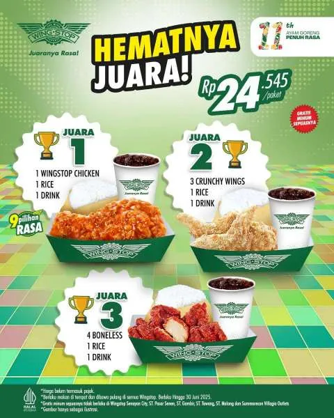 Promo Wingstop Hematnya Juara