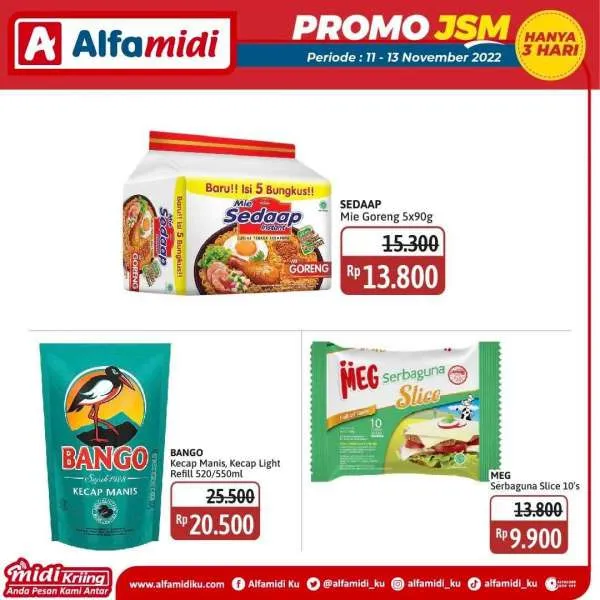 Promo JSM Alfamidi Periode 11-13 November 2022