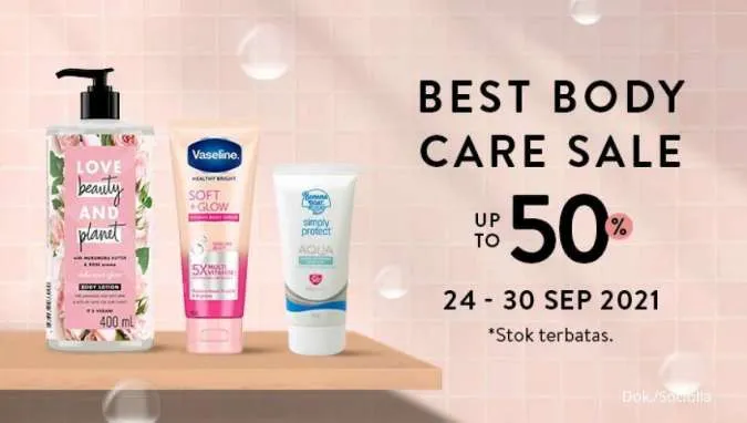 Promo Best Body Care Sale Sociolla