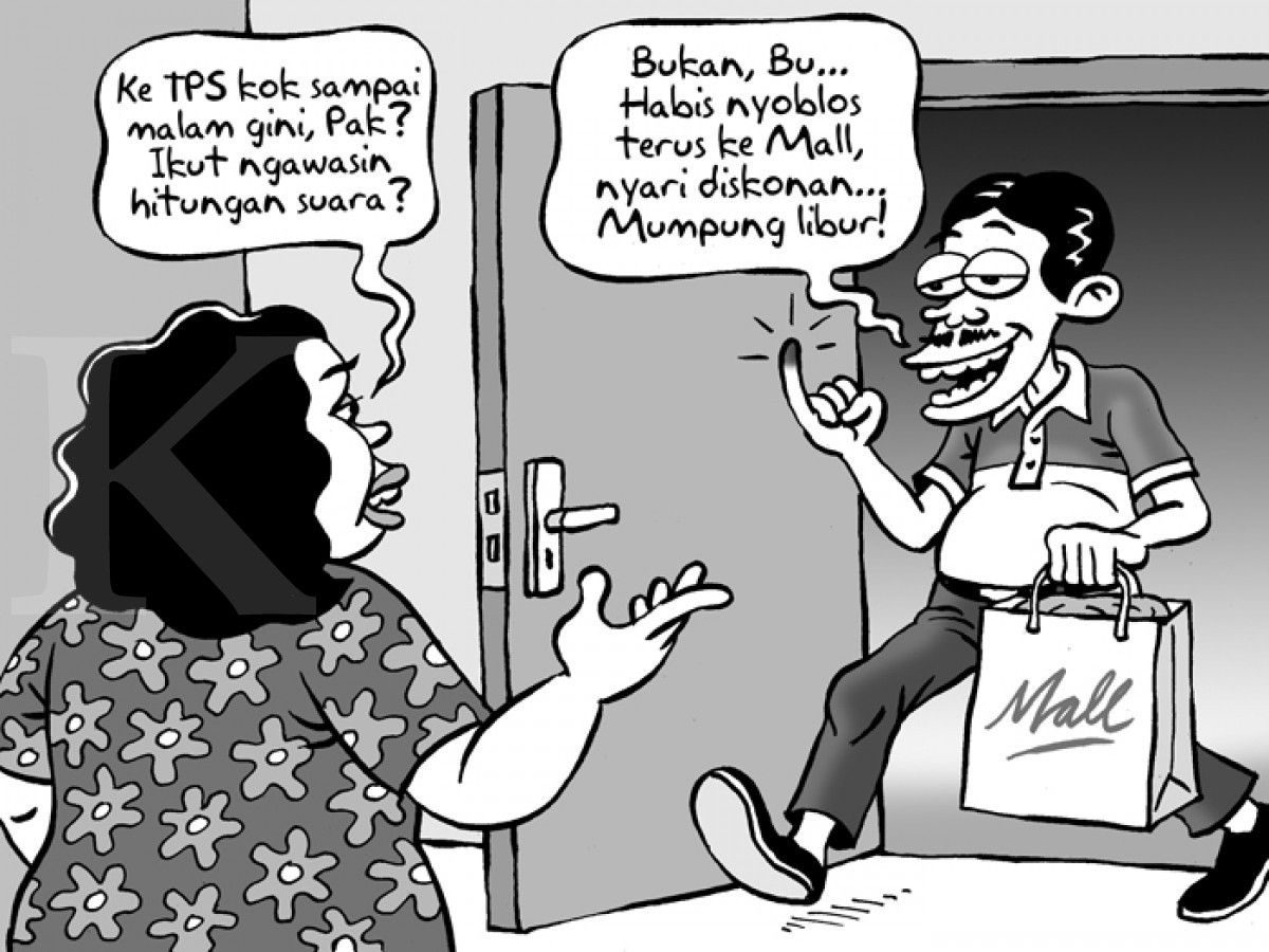 Benny Rachmadi - Cari Diskon di Mall Pasca Nyoblos