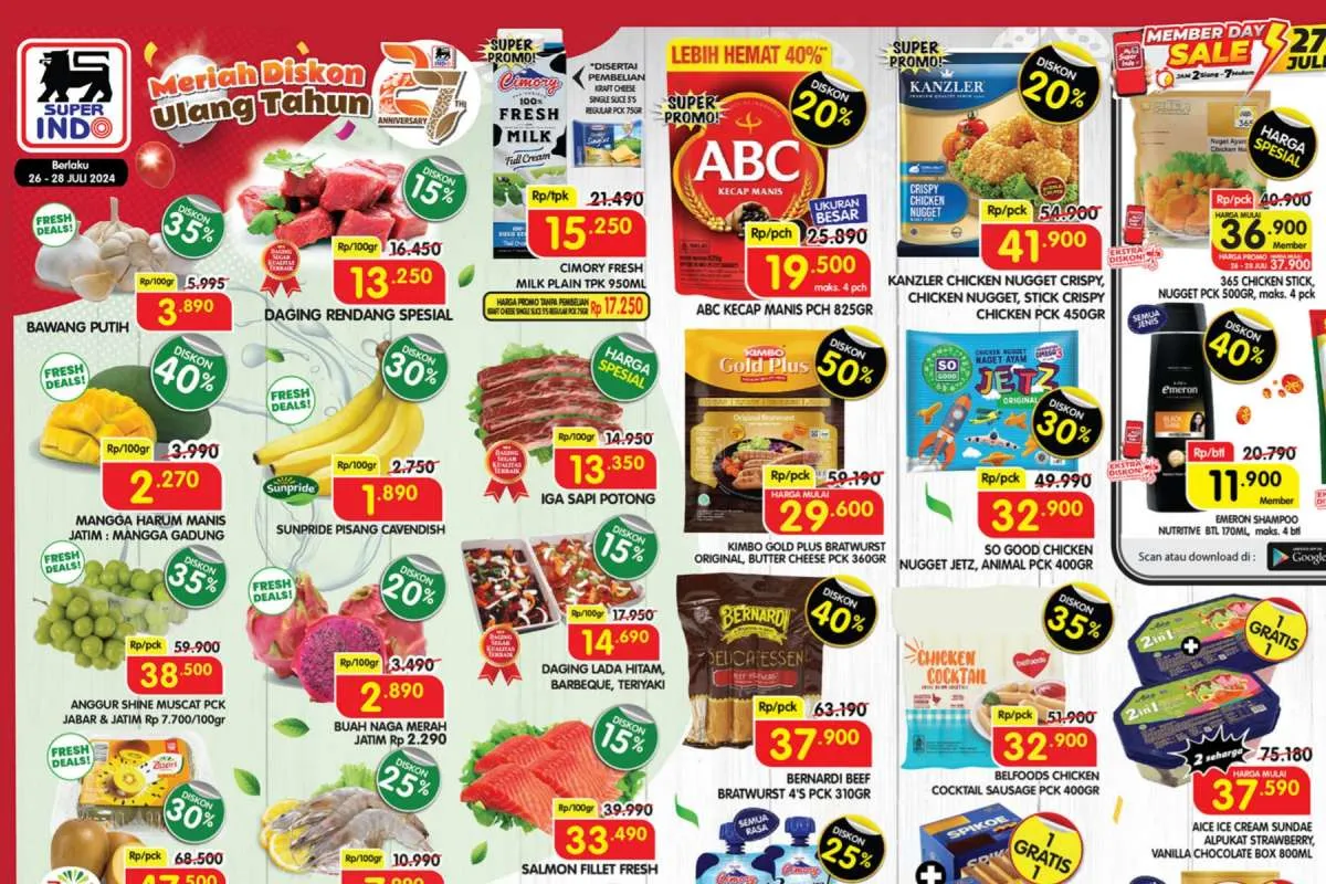 Promo JSM Superindo Weekend 27 Juli 2024, Mama Lemon Diskon 30% Hanya Hari Ini