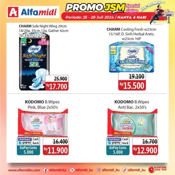 Promo JSM Alfamidi Hanya 4 Hari Spesial Gajian Periode 25-28 Juli 2024