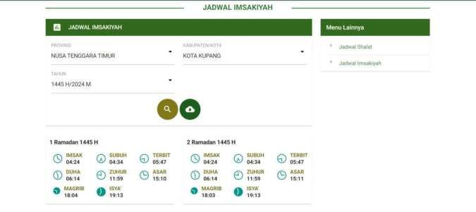 Jadwal Sholat dan Adzan Magrib Kupang Hari Ini, Kamis (25/4) 2024 dari Kemenag