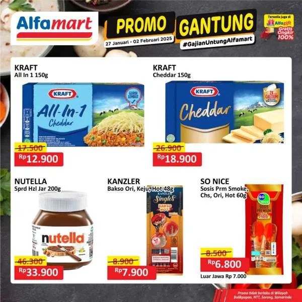 Promo Alfamart Gantung Periode 27 Januari-2 Februari 2025