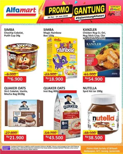 Promo Alfamart Gantung Periode 26 Mei-1 Juni 2025