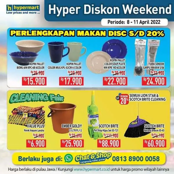 Promo JSM Hypermart 8-11 April 2022, Hyper Diskon Weekend Terbaru