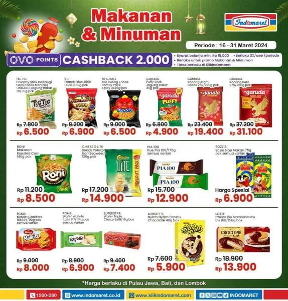 Promo Indomaret Super Hemat Periode 16-31 Maret 2024