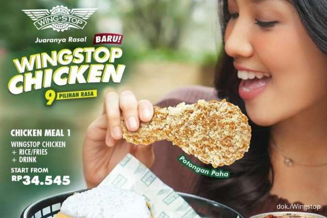 Paket Chicken Meal, Menu Baru Wingstop Chicken Isi Ayam Potongan Dada dan Paha