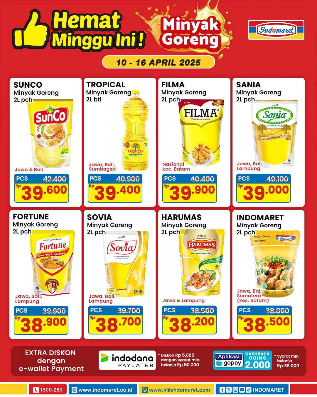 Promo Minyak Goreng di Indomaret 10-16 April 2025 Hemat Minggu Ini