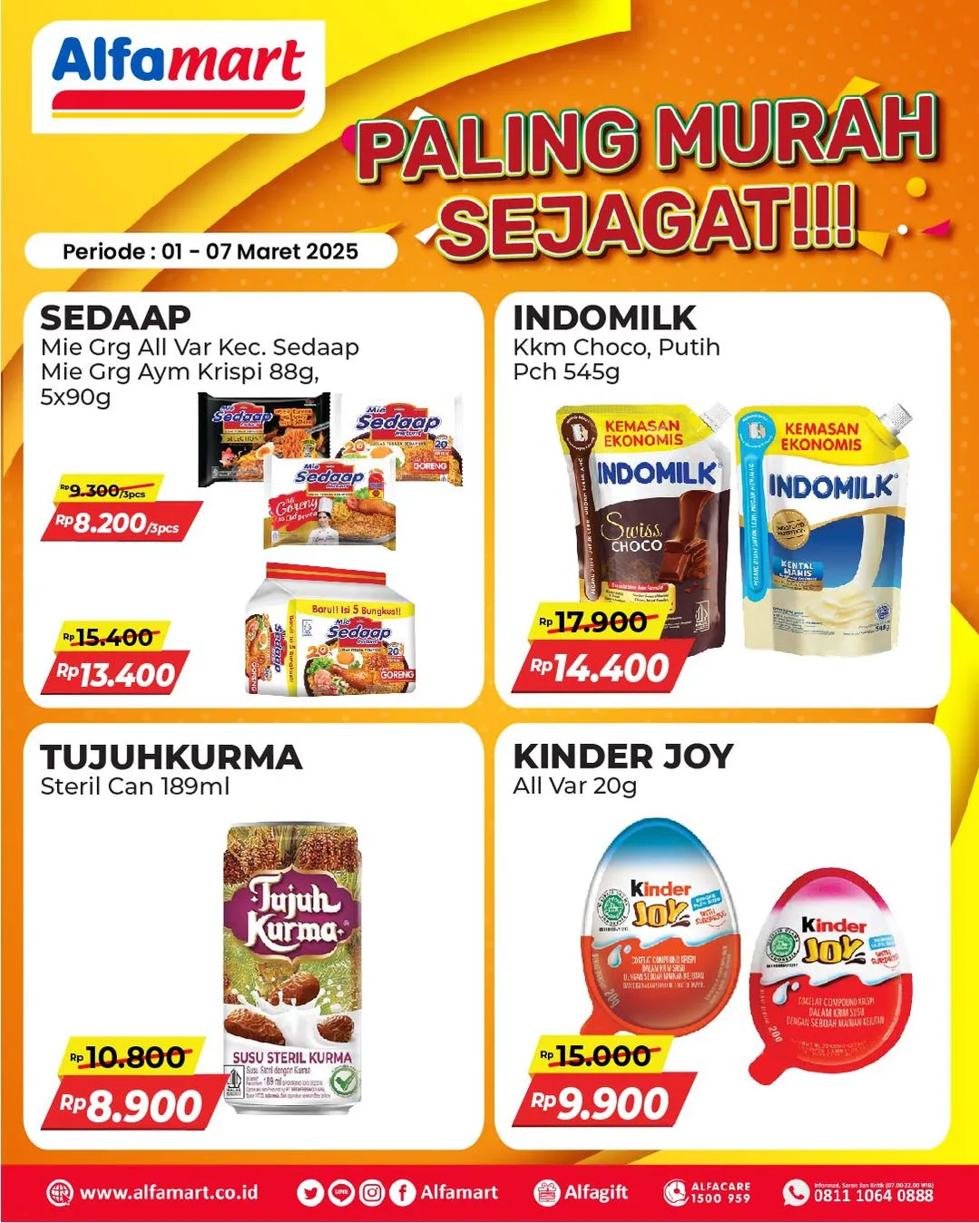 Promo Alfamart Paling Murah Sejagat Periode 1-7 Maret 2025