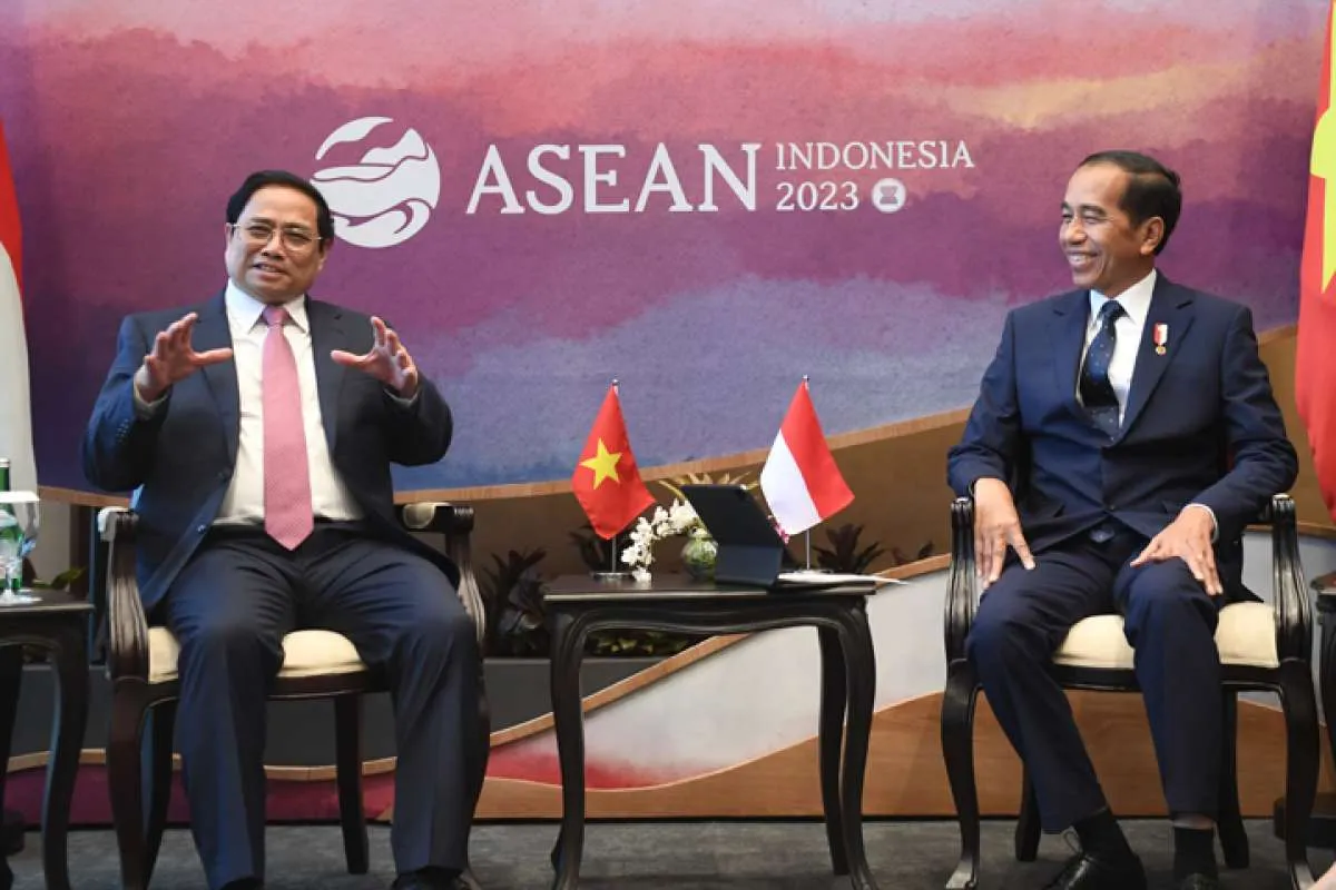 Jokowi dan Pham Minh Chinh Bahas Upaya Capai Target Perdagangan US$ 15 Miliar