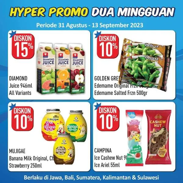 Promo Hypermart Dua Mingguan Periode 1-13 September 2023