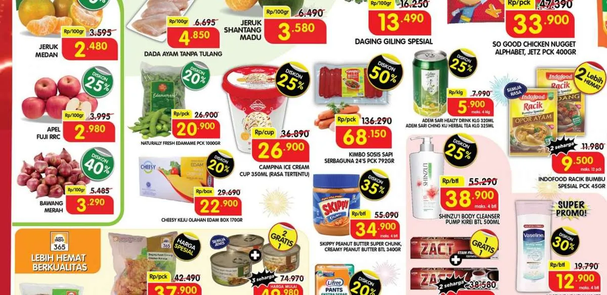 Harga Promo Superindo Hari Ini Selasa 3 Januari 2023, Belanja Produk Kebutuhan Harian