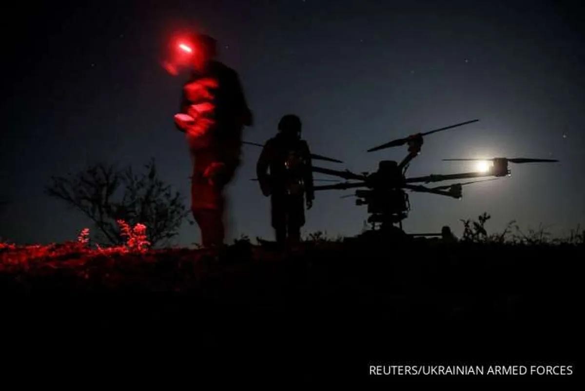 Ukraina dan Rusia Saling Luncurkan Serangan Drone