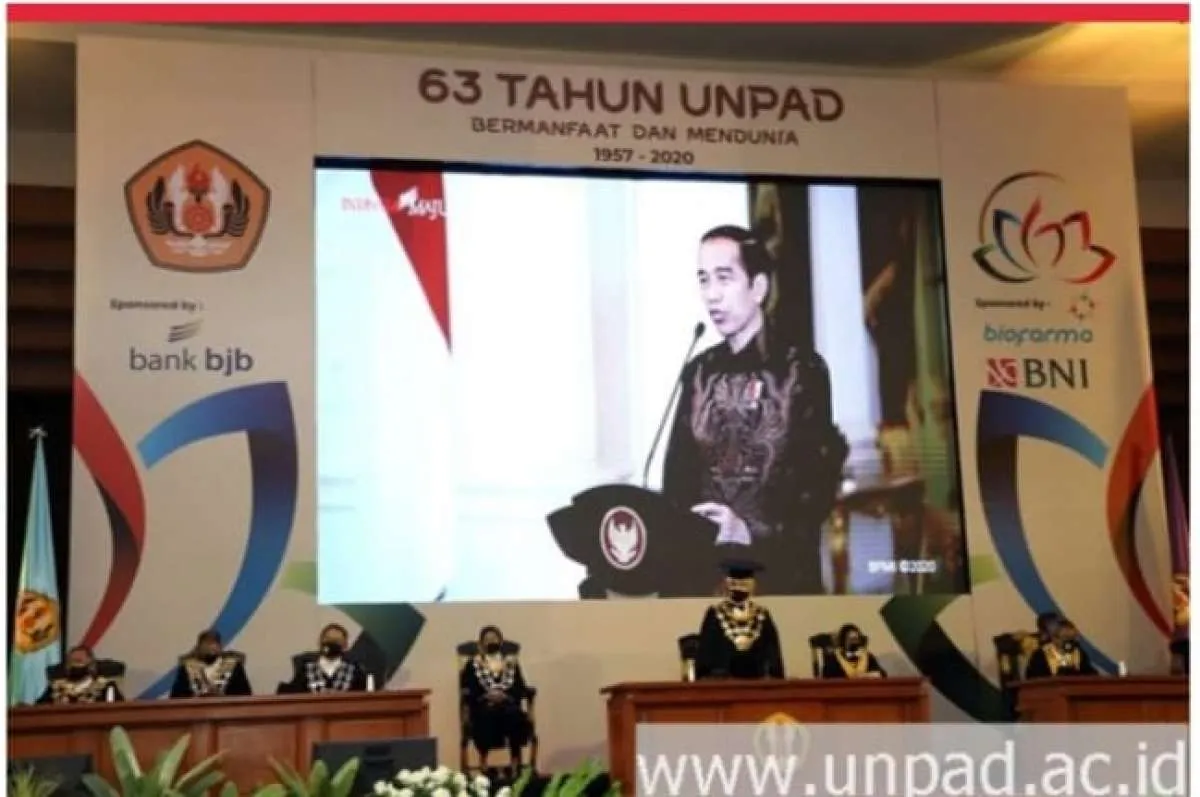 Ultah ke-63, Presiden Jokowi: Semoga UNPAD makin berkontribusi untuk Indonesia maju