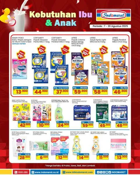 Promo Indomaret Super Hemat Periode 7-20 Agustus 2025