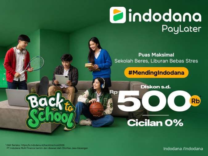 Beli Laptop hingga Perlengkapan Sekolah Anak, Nikmati Diskon dari Indondana Paylater