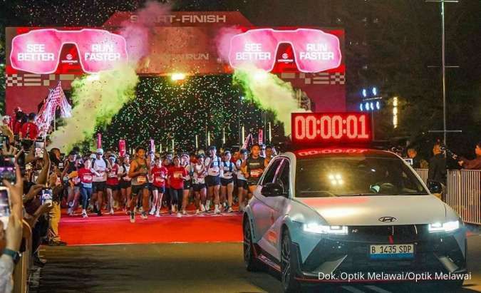 Optik Melawai Gandeng Bank BNI Menggelar Vision Run 2026
