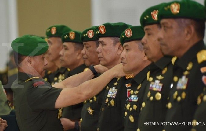 Jokowi akan lantik 720 perwira TNI dan Polri