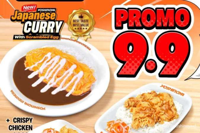 Hari Terakhir Promo Yoshinoya 9.9, Paket Japanese Curry Mulai Rp 99.000 Saja Hari Terakhir Promo Yoshinoya 9.9, Paket Japanese Curry Mulai Rp 99.000 Saja