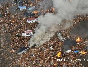 Zat radioaktif menyebar, jumlah korban gempa Jepang diperkirakan bertambah