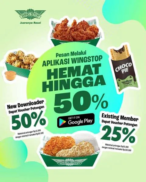 Promo Wingstop Hemat sampai 50%