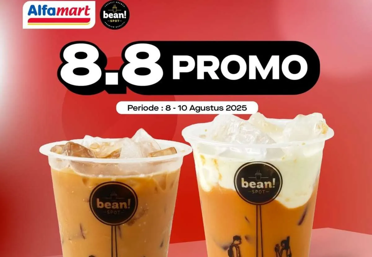 Promo 8.8 Alfamart, Ini Cara Dapatkan Thai Tea Diskon Rp 8.000
