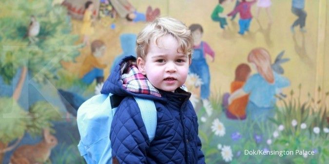 Inilah wajah Pangeran George di usia 4 tahun