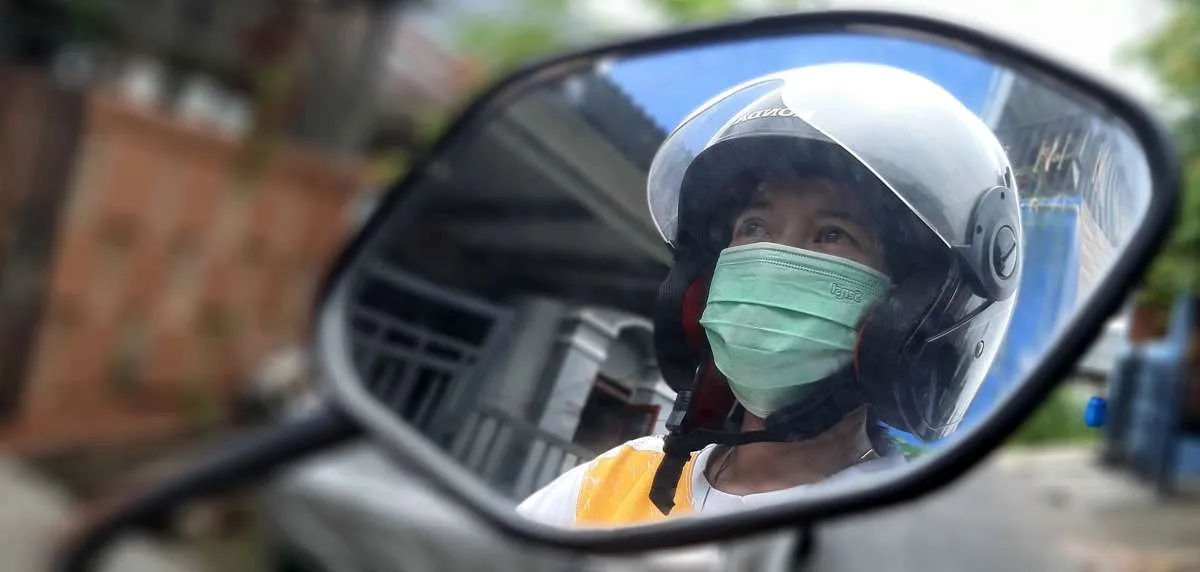 Biar terhindar dari virus corona, jaga kebersihan masker 