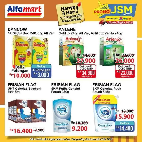 Katalog Harga Promo JSM Alfamart 9-11 Desember 2022