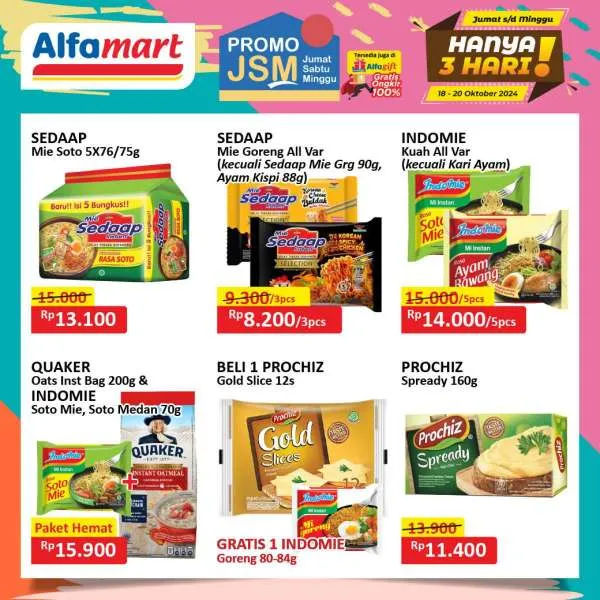 Promo JSM Alfamart Weekend 18-20 Oktober 2024