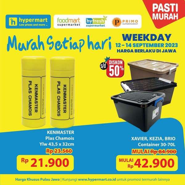 Katalog Promo Hypermart Terbaru 12-14 September 2023, Promo Murah Setiap Hari