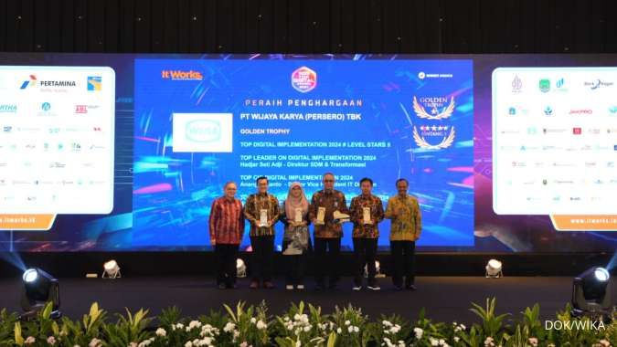 WIKA Borong Lima Penghargaan TOP Digital Awards 2024