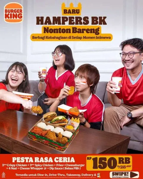 Promo Burger King Pesta Rasa Ceria