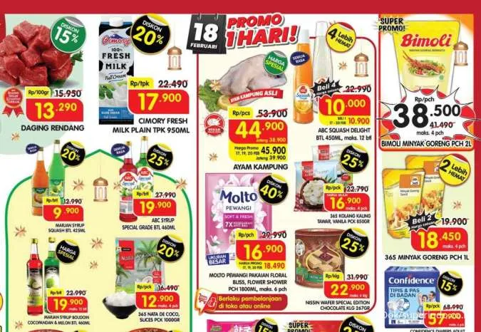 Promo Superindo Hari Ini 17-20 Februari 2025, Jamur Enoki-Nugget Beli 2 Lebih Hemat