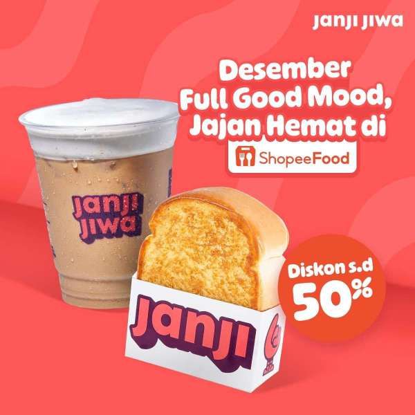 Promo Janji Jiwa di ShopeeFood Desember 2024