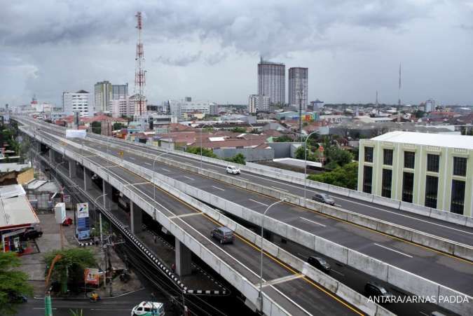 Jalan Tol Layang A.P. Pettarani Makassar pasang tarif baru, berikut rinciannya