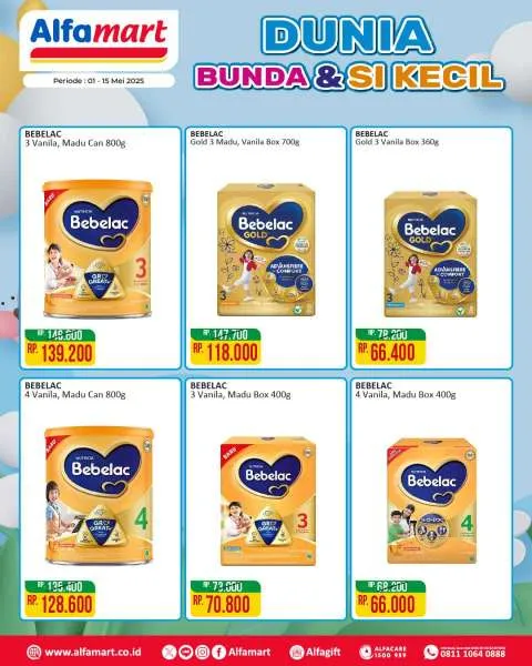 Promo Alfamart Dunia Bunda & Si Kecil Periode 1-15 Mei 2025