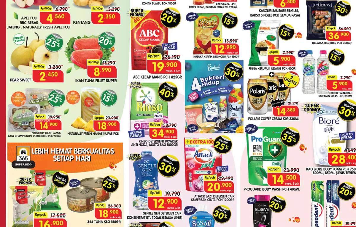 Promo JSM Superindo Terbaru Juni 2025, Kecap dan Nanas Kupas Diskon Sampai 20%