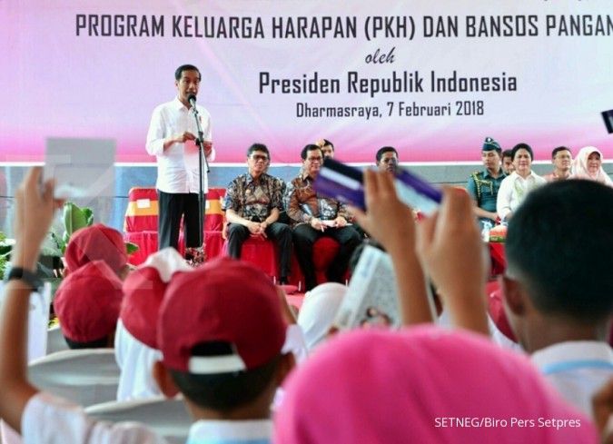 Jokowi awali pencairan bansos PKH secara nasional dari Dharmasraya
