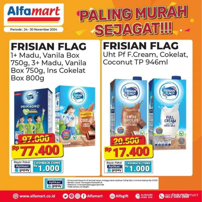 Promo Alfamart Paling Murah Sejagat Periode 24-30 November 2024